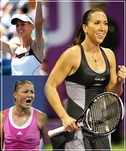 イェレナ・ヤンコビッチ/セリーナ・ウィリアムズ/ディナーラ・サフィーナ