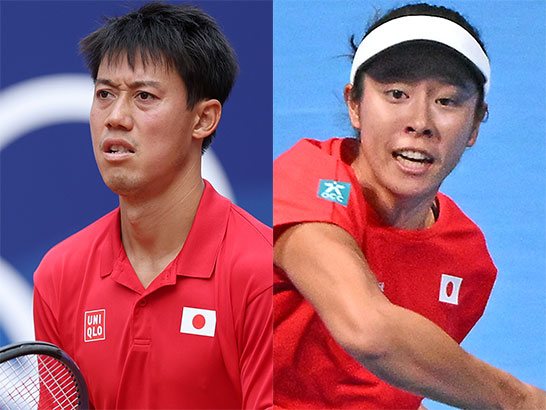 錦織圭、柴原瑛菜