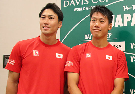 綿貫陽介、錦織圭