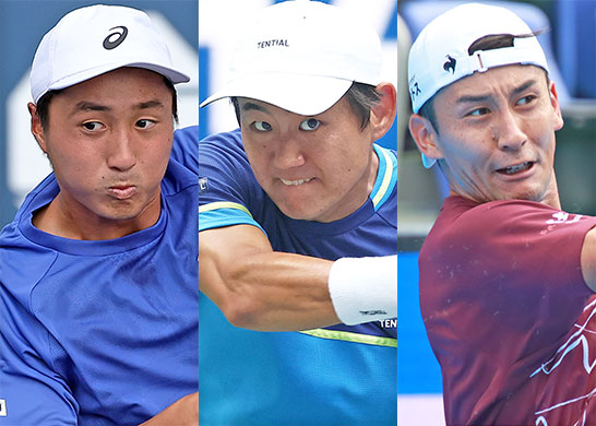 望月慎太郎、西岡良仁、島袋将