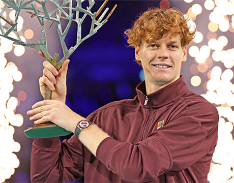 シナー 初Vで世界1位奪還