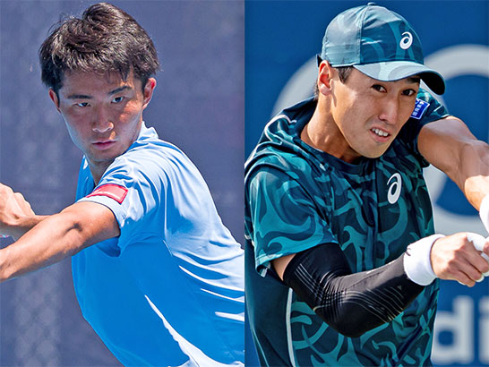 （左から）松岡隼、綿貫陽介