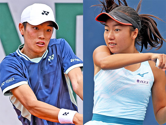 （左から）田畑遼、沢代榎音