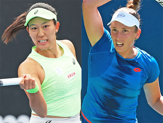 （左から）内島萌夏、メルテンス