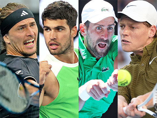 ズベレフ、アルカラス、ジョコビッチ、シナー