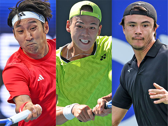 （左から）内山靖崇、坂本怜、ダニエル太郎