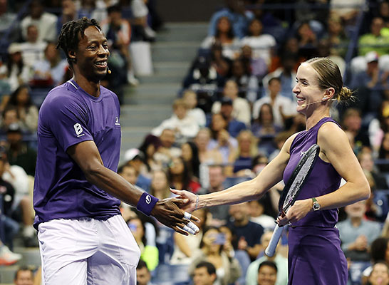 ガエル・モンフィス、エリナ・スビトリナ