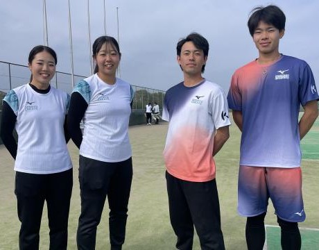 スポーツクリエイトが駒沢大・鹿屋体育大両テニス部とサポート契約